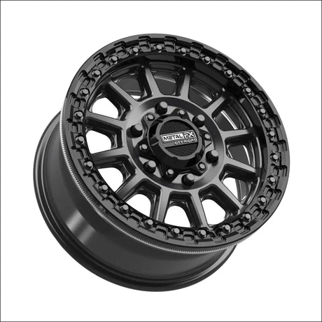 Rampage 6R Beadlock | Satin Black w/ Gloss Ring - 15x7 | +38mm/5 + 2 | 6x5.5 | 78814 (Maverick R) - Wheels