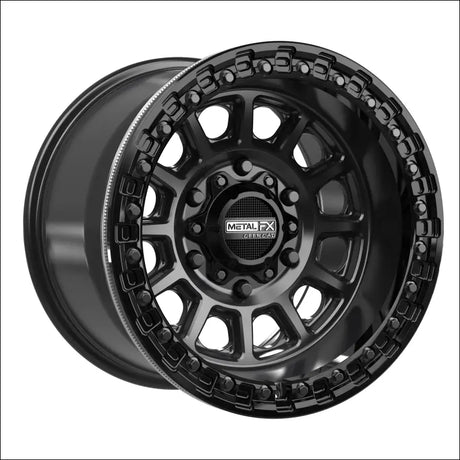 Rampage 6R Beadlock | Satin Black w/ Gloss Ring - Wheels