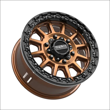 Rampage 6R Beadlock | Smoked Bronze w/ Gloss Black Ring - 15x7 | +38mm/5 + 2 | 6x5.5 | 78815 (Maverick R) - Wheels