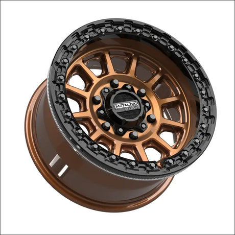 Rampage 6R Beadlock | Smoked Bronze w/ Gloss Black Ring - 15x8 | +0mm/4 + 4 | 6x5.5 | 78831 (Maverick R)