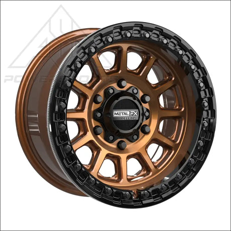 Rampage 6R Beadlock | Smoked Bronze w/ Gloss Black Ring - Wheels