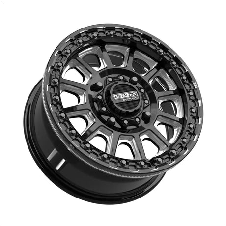 Rampage Beadlock | Gloss Black Contrast Cut - 15x7 | +38mm/5 + 2 | 4x136/4x137 | 78800 (Can-Am / Honda) - Wheels