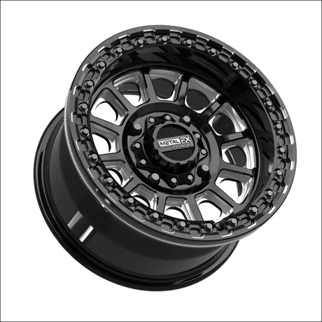 Rampage Beadlock | Gloss Black Contrast Cut - 15x8 | 0mm/4 + 4 | 4x136/4x137 | 78816 (Can-Am / Honda) - Wheels