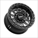 Rampage Beadlock | Gloss Black Contrast Cut - 15x8 | 0mm/4 + 4 | 4x136/4x137 | 78816 (Can-Am / Honda)