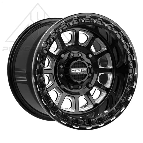 Rampage Beadlock | Gloss Black Contrast Cut - Wheels