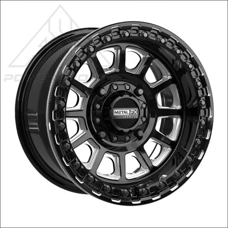 Rampage Beadlock | Gloss Black Contrast Cut - Wheels