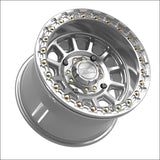 Rampage Beadlock | Gloss Silver Machined - 15x10 | 0mm/5 + 5 | 4x156 | 78837 (Kawasaki / Polaris / Yamaha 2019+