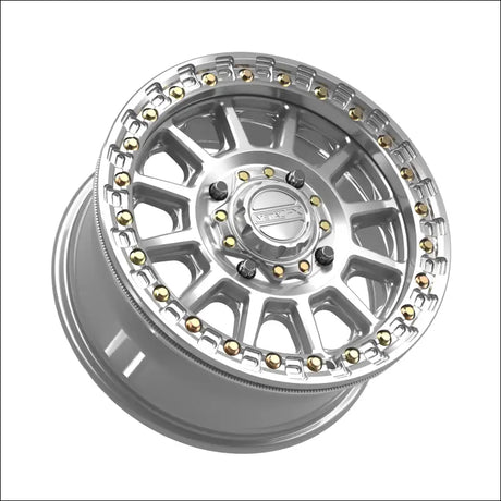 Rampage Beadlock | Gloss Silver Machined - 15x7 | +38mm/5 + 2 | 4x136/4x137 | 78801 (Can-Am / Honda) - Wheels