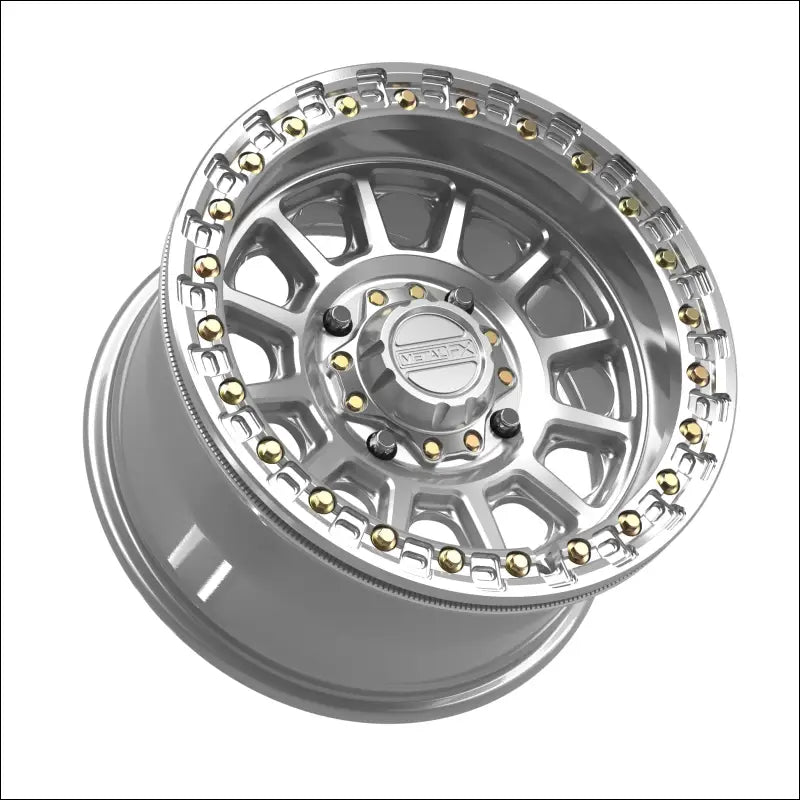 Rampage Beadlock | Gloss Silver Machined - 15x8 | 0mm/4 + 4 | 4x136/4x137 | 78817 (Can-Am / Honda) - Wheels