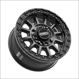 Rampage Beadlock | Satin Black w/ Gloss Ring - 15x7 | +38mm/5 + 2 | 4x136/4x137 | 78802 (Can-Am / Honda)