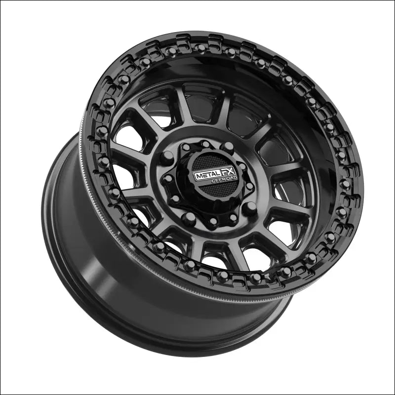 Rampage Beadlock | Satin Black w/ Gloss Ring - 15x8 | 0mm/4 + 4 | 4x136/4x137 | 78818 (Can-Am / Honda) - Wheels