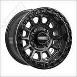 Rampage Beadlock | Satin Black w/ Gloss Ring - Wheels