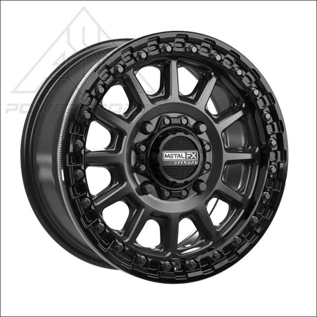 Rampage Beadlock | Satin Black w/ Gloss Ring - Wheels