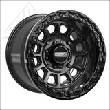 Rampage Beadlock | Satin Black w/ Gloss Ring - Wheels