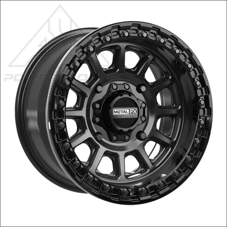 Rampage Beadlock | Satin Black w/ Gloss Ring - Wheels