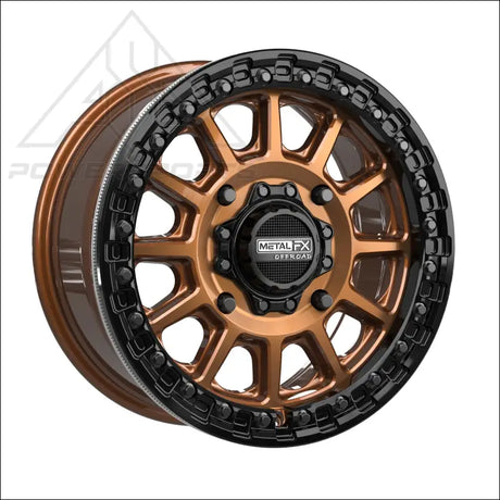 Rampage Beadlock | Smoked Bronze w/ Gloss Black Ring