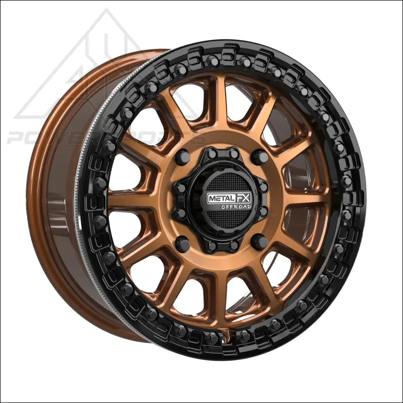 Rampage Beadlock | Smoked Bronze w/ Gloss Black Ring - Wheels