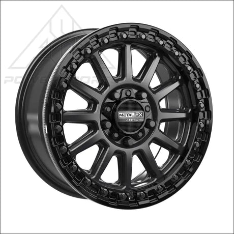 Rampage R Beadlock | Satin Black w/ Gloss Ring