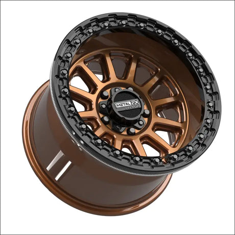 Rampage R Beadlock | Smoked Bronze w/ Gloss Black Ring - 15x10 | +0mm/5 + 5 | 5x4.5 | 78843 (Polaris 5-Lug / Segway