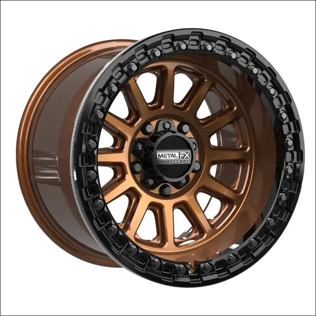Rampage R Beadlock | Smoked Bronze w/ Gloss Black Ring - Wheels