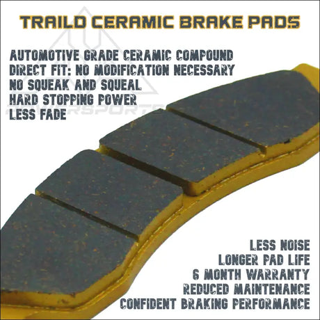 Can-Am Renegade 1000/850/650/570 2020-2026 Ceramic Brake Pad Set - Brakes