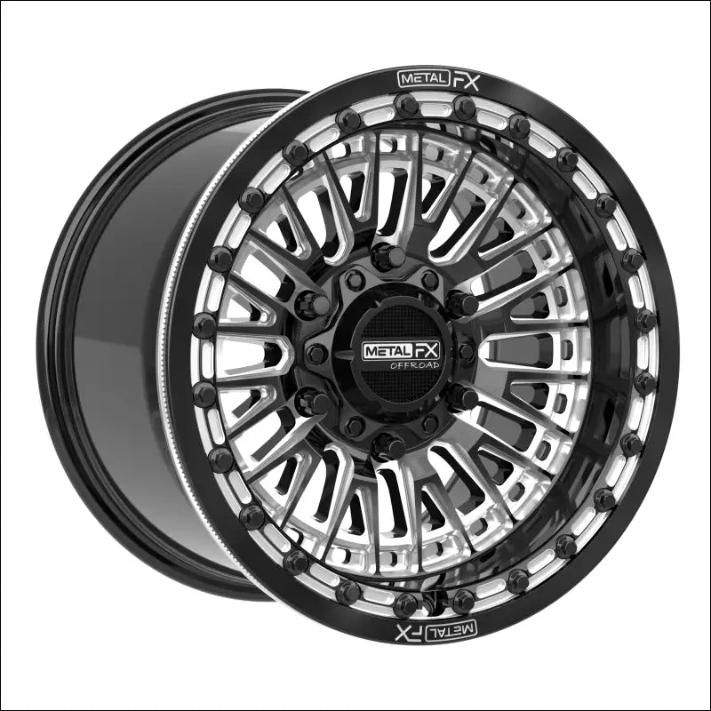 Slayer 6R Beadlock | Gloss Black Contrast Cut - 15x10 | +25mm/6 + 4 | 6x5.5 | 98691 (Maverick R)