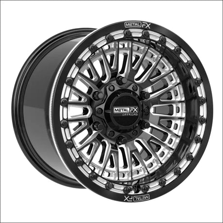 Slayer 6R Beadlock | Gloss Black Contrast Cut - 15x10 | +25mm/6 + 4 | 6x5.5 | 98691 (Maverick R) - Wheels