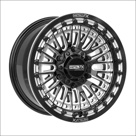 Slayer 6R Beadlock | Gloss Black Contrast Cut - 15x8 | +25mm/5 + 3 | 6x5.5 | 98681 (Maverick R)