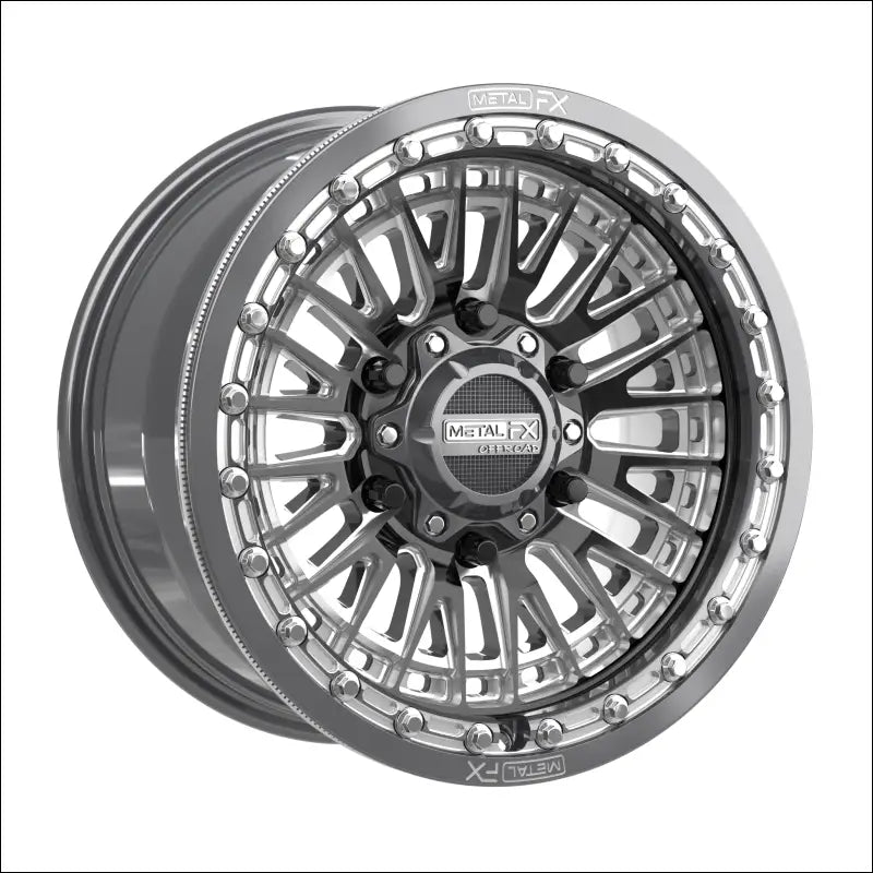 Slayer 6R Beadlock | Gunmetal Contrast Cut - 15x8 | +25mm/5 + 3 | 6x5.5 | 98682 (Maverick R)
