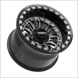 Slayer R Beadlock | Gloss Black Contrast Cut - 15x10 | +0mm/5 + 5 | 5x4.5 | 98671 (Polaris 5-Lug / Segway Super
