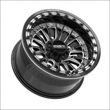 Slayer R Beadlock | Gloss Black Contrast Cut - 15x8 | +0mm/4 + 4 | 5x4.5 | 98661 (Polaris 5-Lug / Segway Super Villain)