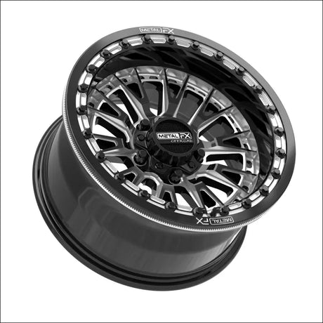 Slayer R Beadlock | Gloss Black Contrast Cut - 15x8 | +0mm/4 + 4 | 5x4.5 | 98661 (Polaris 5-Lug / Segway Super Villain)