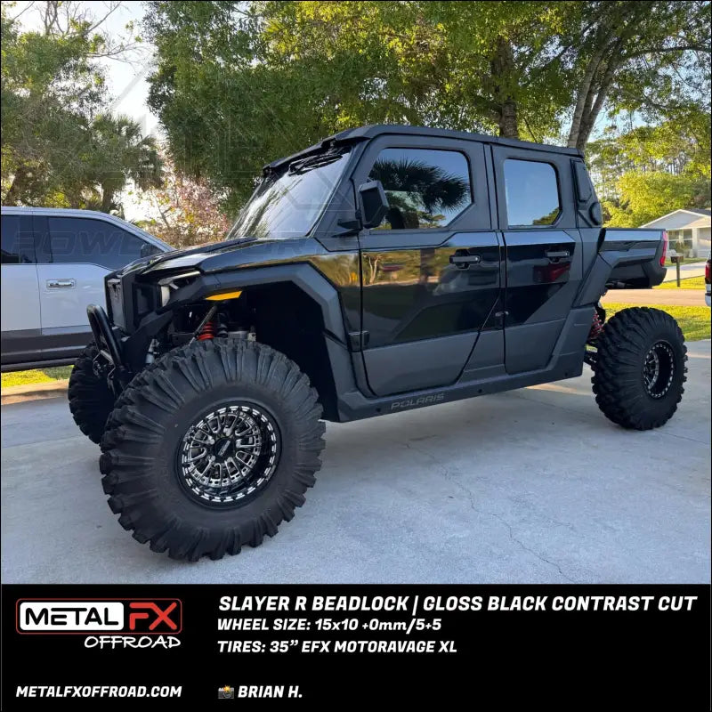 Slayer R Beadlock | Gloss Black Contrast Cut - Wheels
