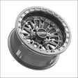 Slayer R Beadlock | Gunmetal Contrast Cut - 15x8 | +0mm/4 + 4 | 5x4.5 | 98662 (Polaris 5-Lug / Segway Super Villain)