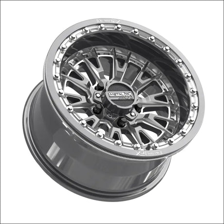Slayer R Beadlock | Gunmetal Contrast Cut - 15x8 | +0mm/4 + 4 | 5x4.5 | 98662 (Polaris 5-Lug / Segway Super Villain)