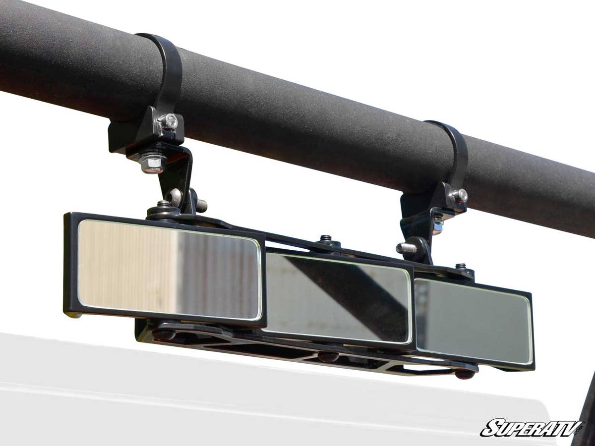 SuperATV 3 Panel Rear View Mirror With 1.75‰۝ Clamps