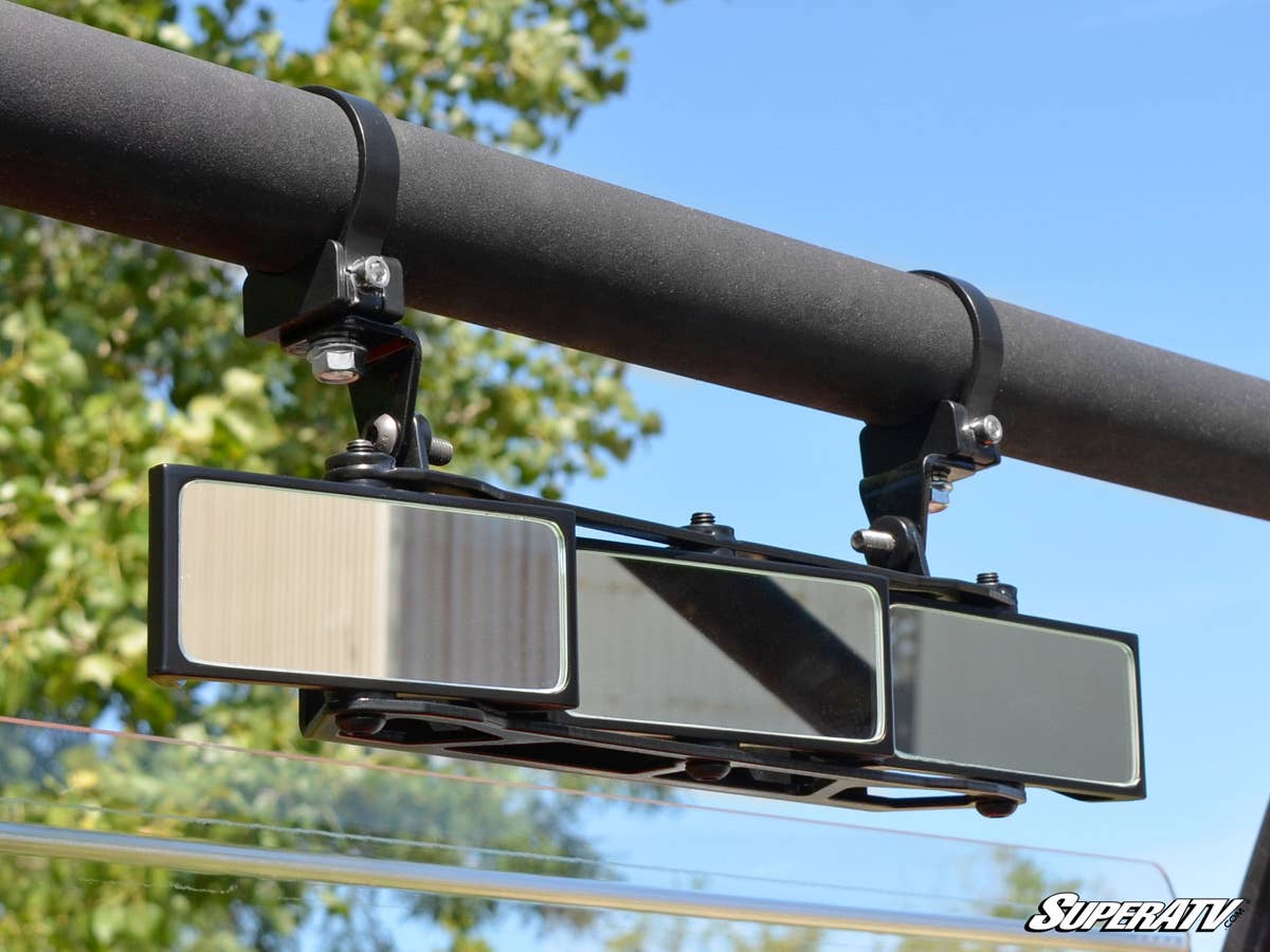 SuperATV 3 Panel Rear View Mirror With 1.75‰۝ Clamps