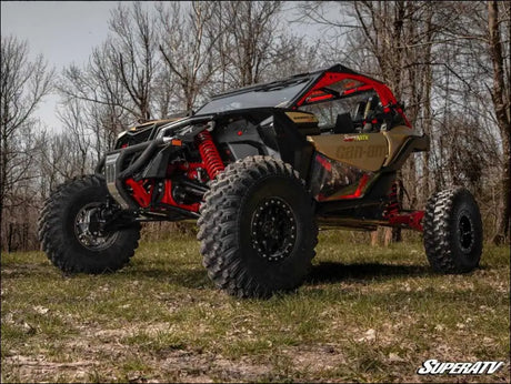 SuperATV Can-Am Maverick X3 4’’ Portal Gear Lift - Billet / 0.15 / Yes - Frame Stiffener Only - Portals
