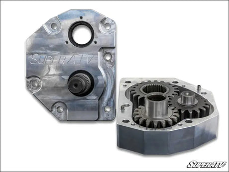 SuperATV Can-Am Maverick X3 4’’ Portal Gear Lift - Billet / 0.15 / Yes - Frame Stiffener and Winch Mount - Portals