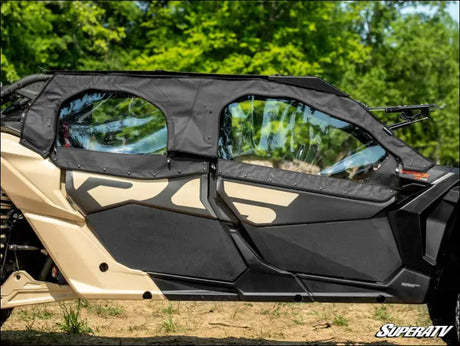 SuperATV Can-Am Maverick X3 Max Primal Soft Cab Enclosure Upper Doors - Enclosures