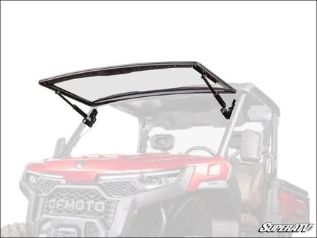 SuperATV CFMOTO ’25+ UForce U10 Pro MaxDrive Power Flip Windshield - Front Windshields