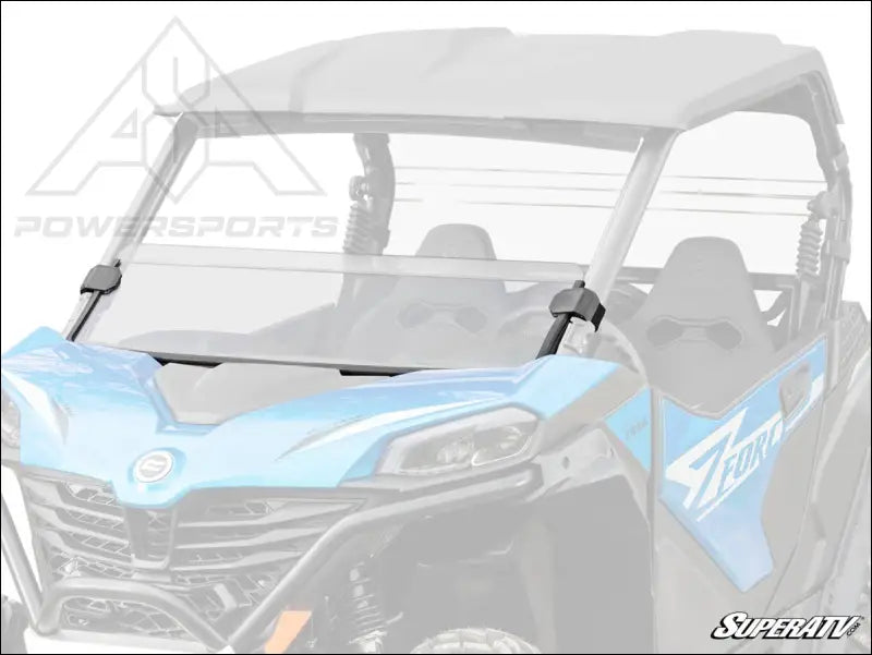 SuperATV CFMOTO ZForce 950 Trail Scratch-Resistant Half Windshield
