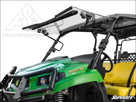 SuperATV John Deere Gator XUV590 Scratch-Resistant Flip Windshield