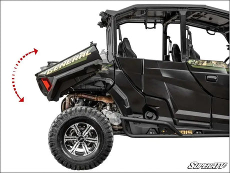 SuperATV Polaris General 1000 Electric Dump Bed Kit