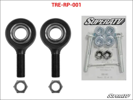 SuperATV Polaris Ranger Midsize Heavy-Duty Tie Rod End Replacement Kit - Rods