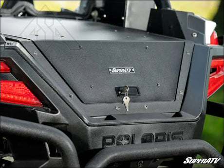 SuperATV Polaris RZR Turbo R Trunk Bed Enclosure - Cargo Management