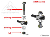 SuperATV Polaris RZR XP 1000 Z-Bend Tie Rod Kit - Rods
