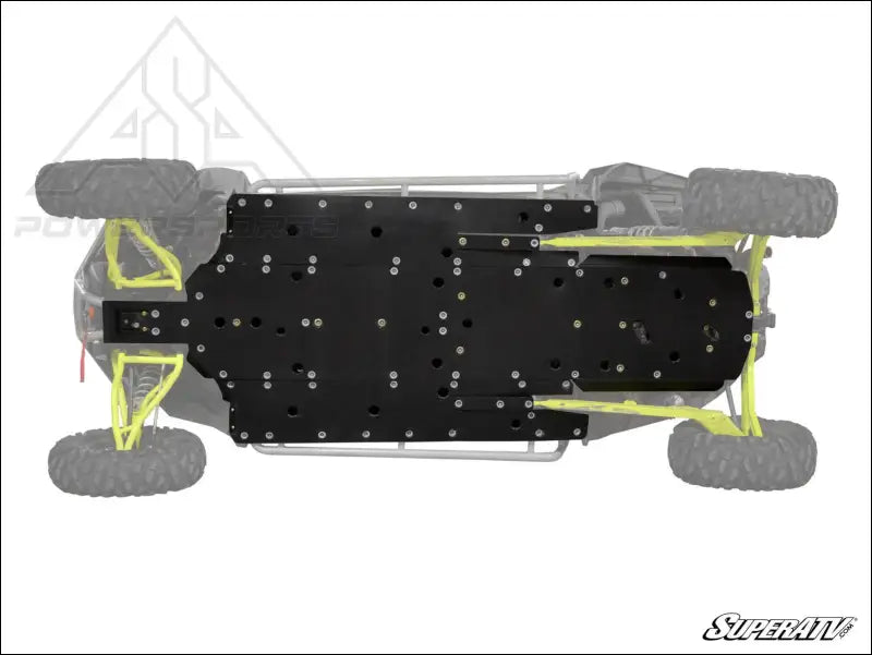 SuperATV Polaris RZR XP 4 1000 Full Skid Plate - Plates