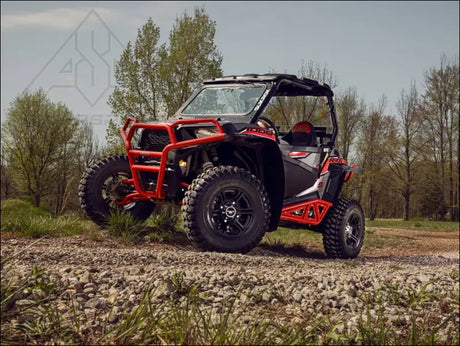 SuperATV Polaris RZR XP Turbo Heavy Duty Tube Rock Sliders - Nerf Bars