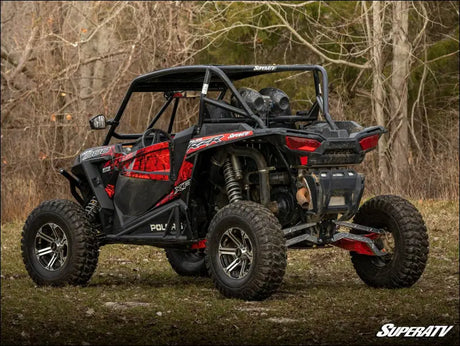 SuperATV Polaris RZR XP Turbo High Clearance Billet Aluminum Radius Arms - Rods
